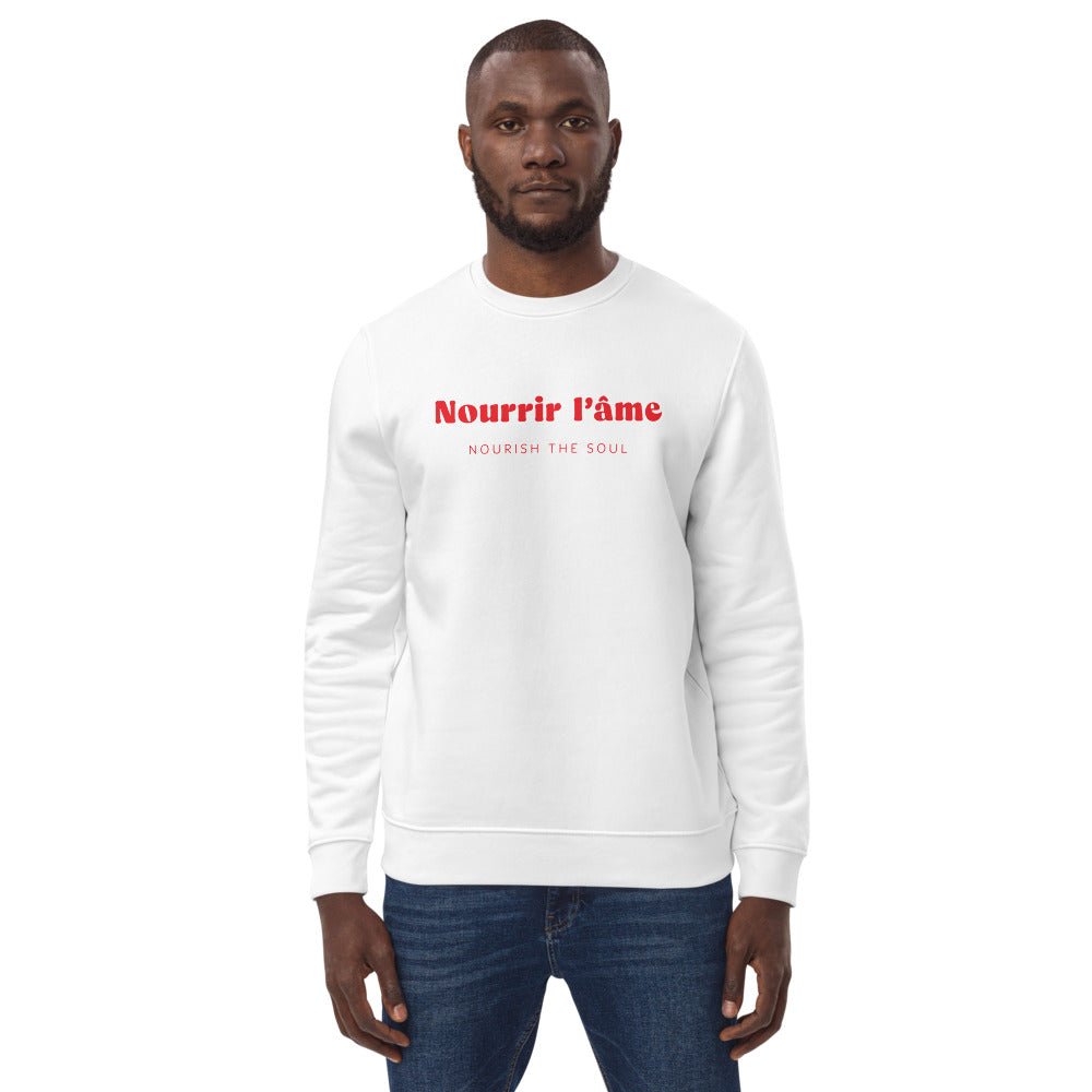 Francophile 'Nourish The Soul' Organic Cotton Sweatshirt - French Gift