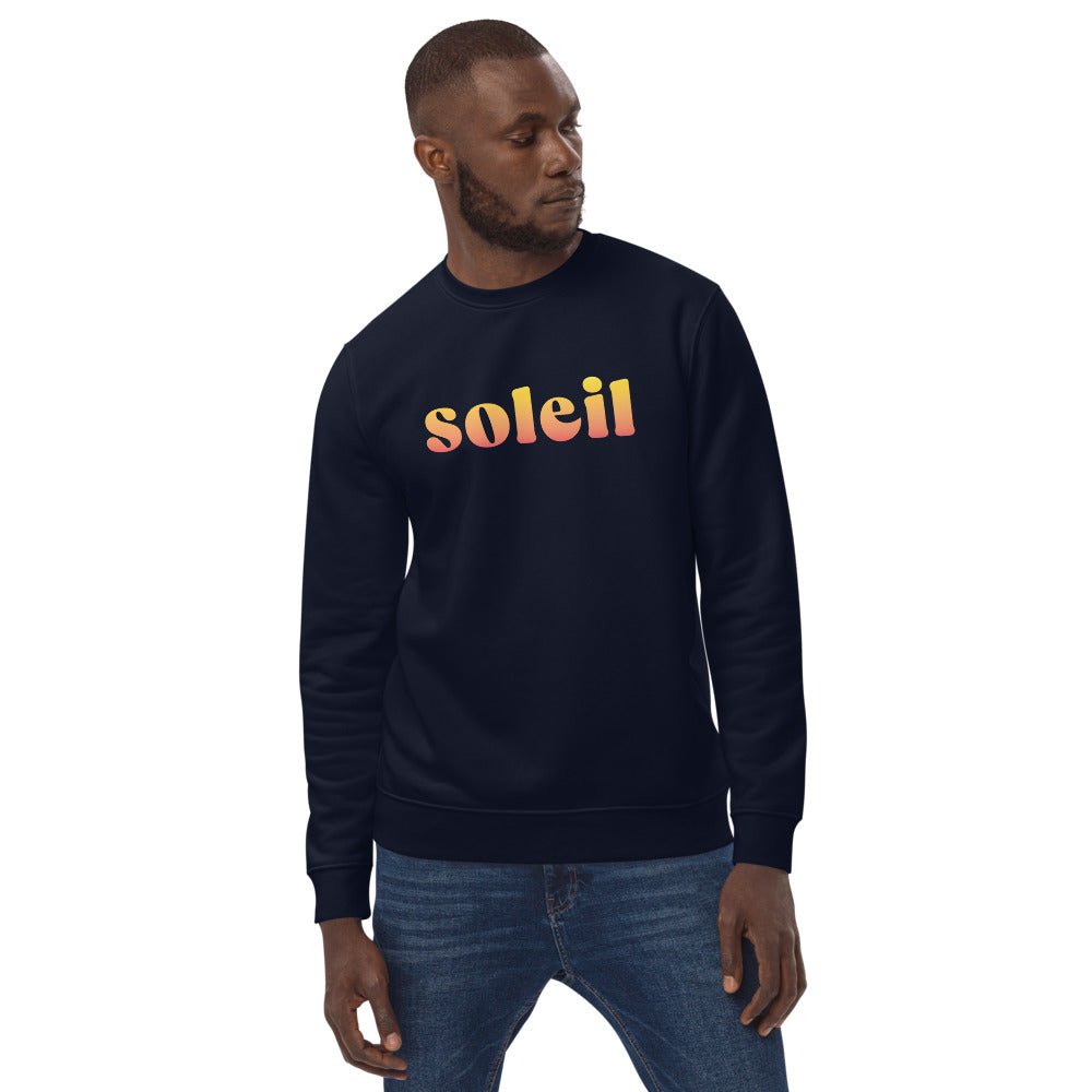 Sweatshirt in French: 'Sun' organic cotton.