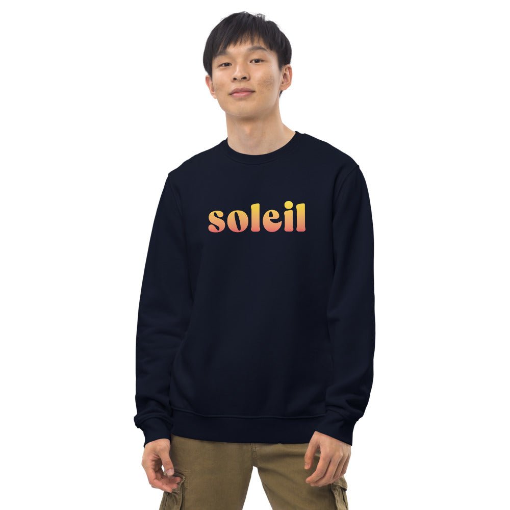 Francophile organic cotton jumper: 'Sun'.