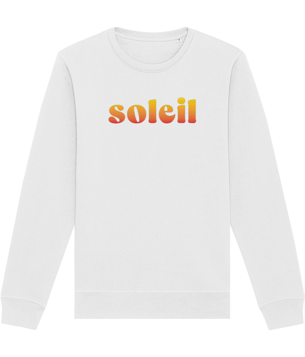 Sweatshirt with 'Sun', a French sentiment.