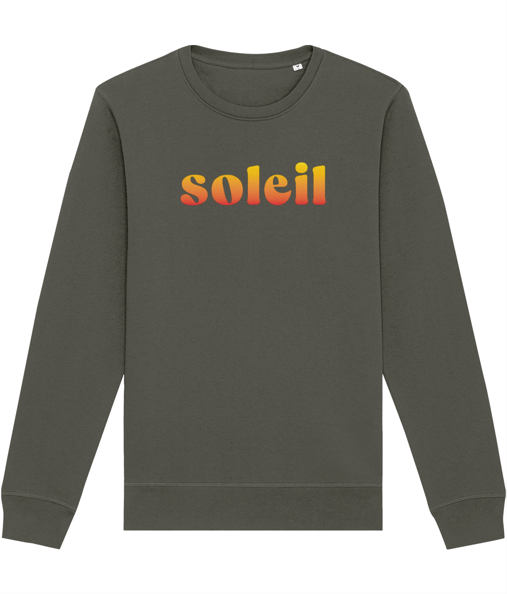Paris-inspired 'Sun' organic cotton sweatshirt.