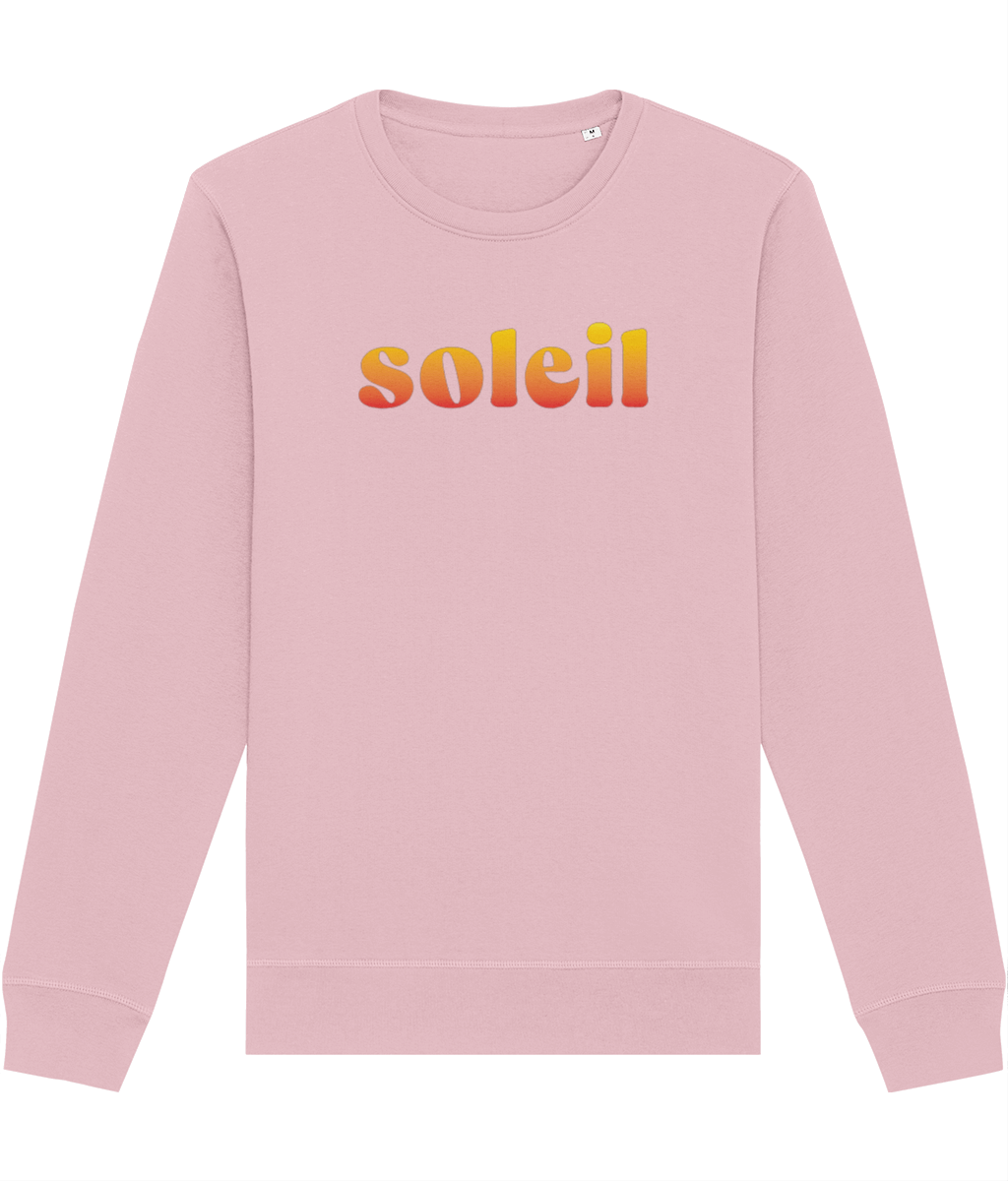 'Sun' Paris sweatshirt, organic cotton.