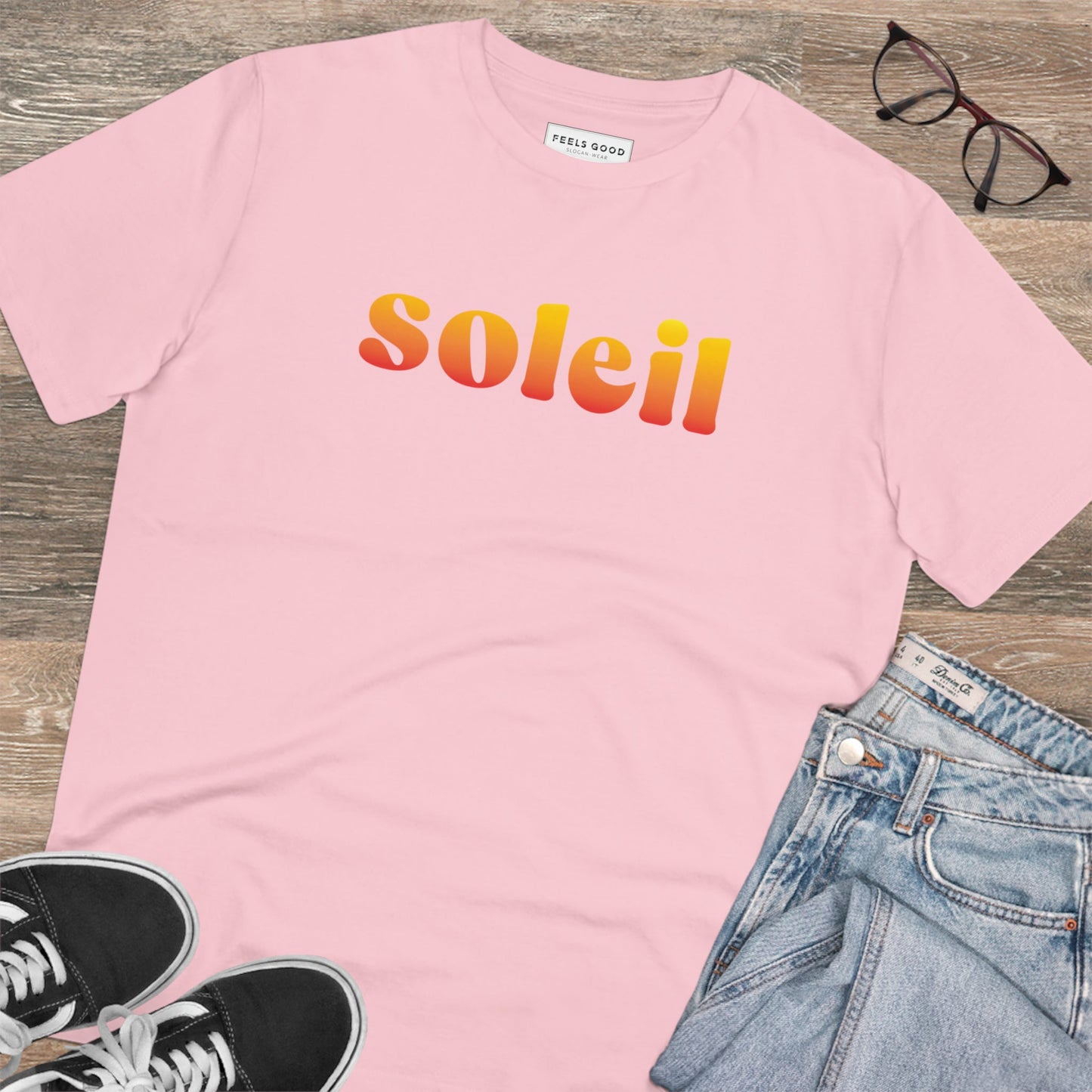 Francophile 'Sun' Organic Cotton T-shirt - Francophile Tshirt