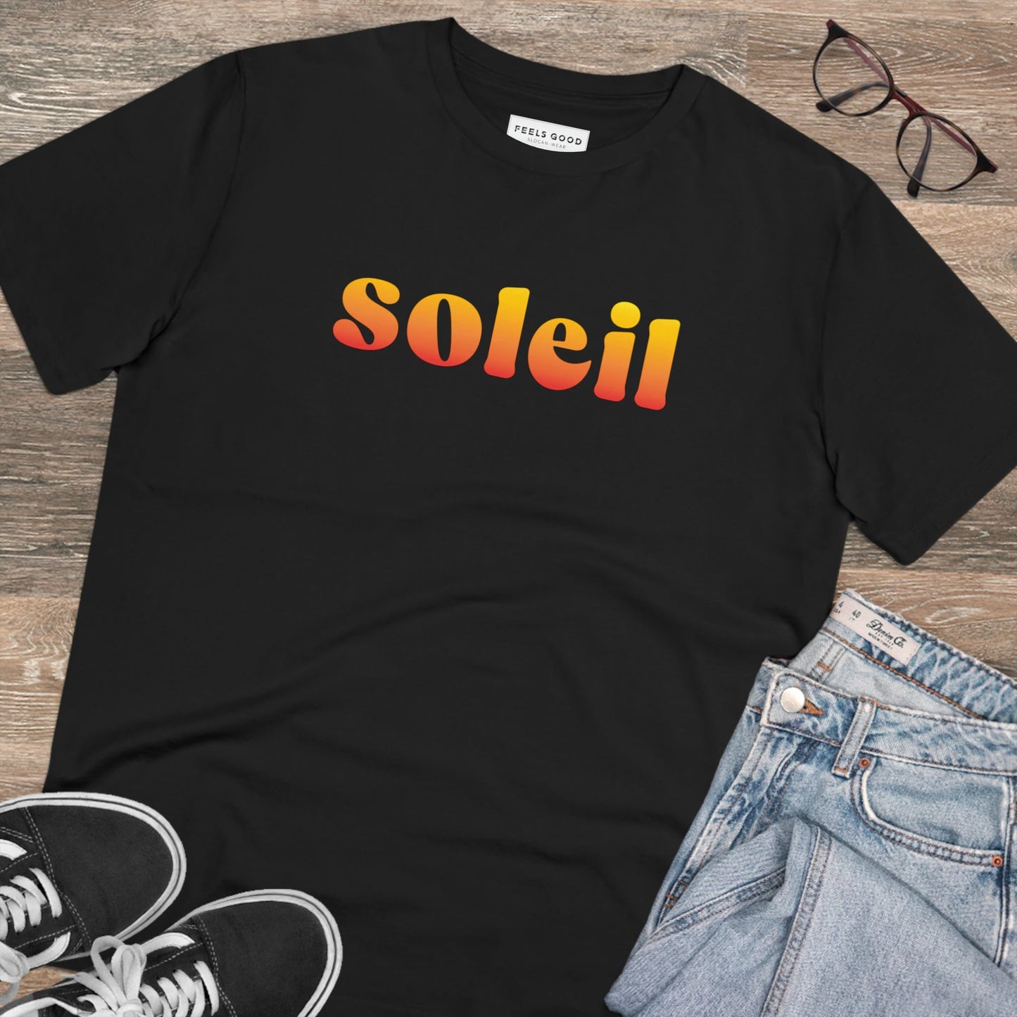 Francophile 'Sun' Organic Cotton T-shirt - Francophile Tshirt