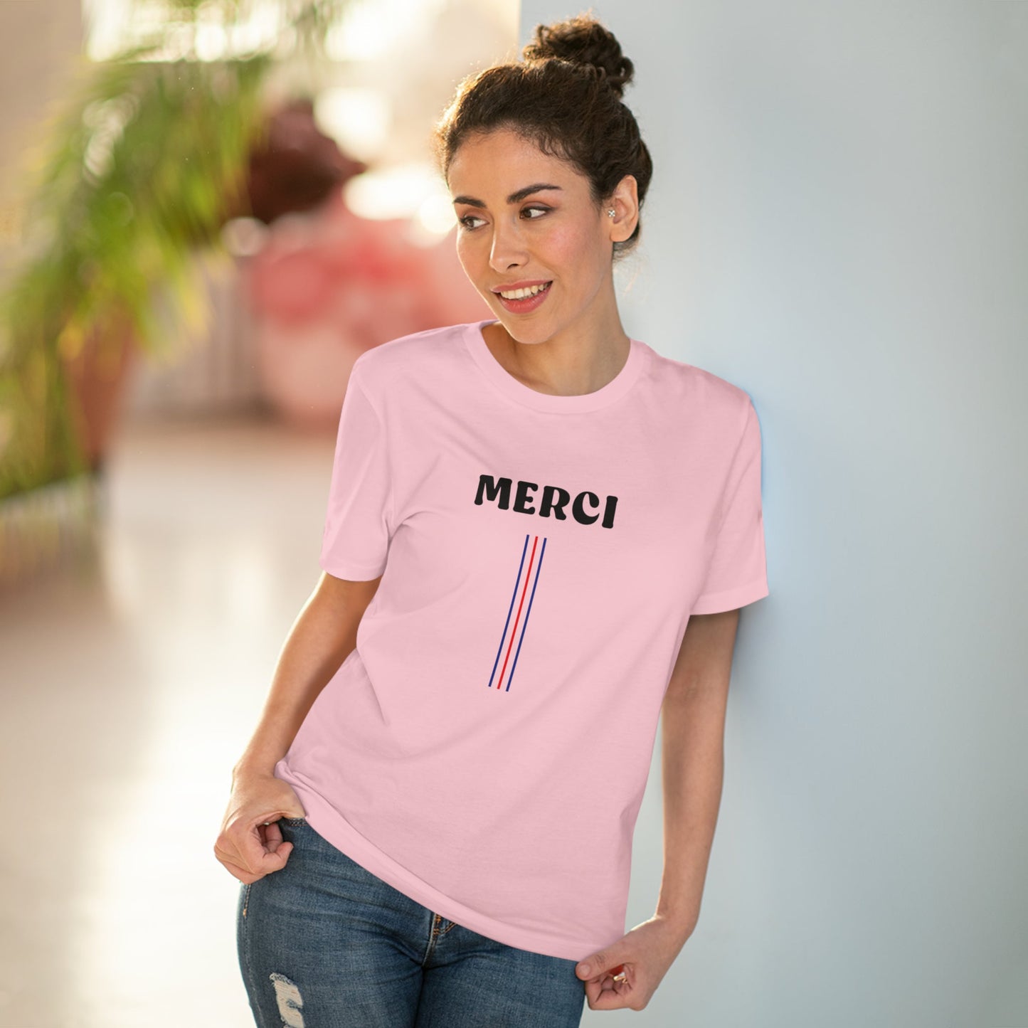 Francophile 'Thank You' Organic Cotton T-shirt - Francophile Tshirt