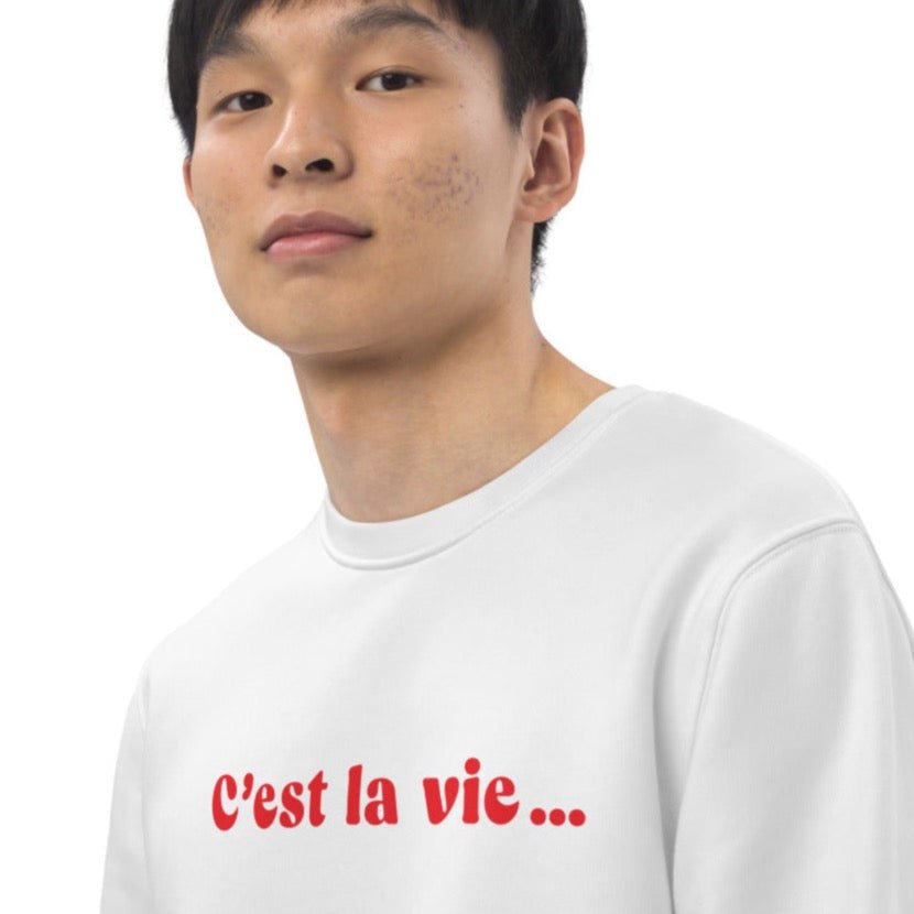 Francophile 'That's Life' Organic Cotton Sweatshirt - French Gift