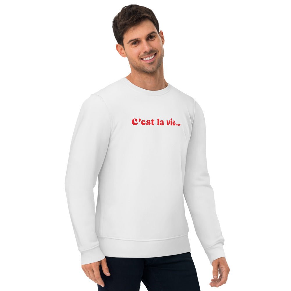 Francophile 'That's Life' Organic Cotton Sweatshirt - French Gift