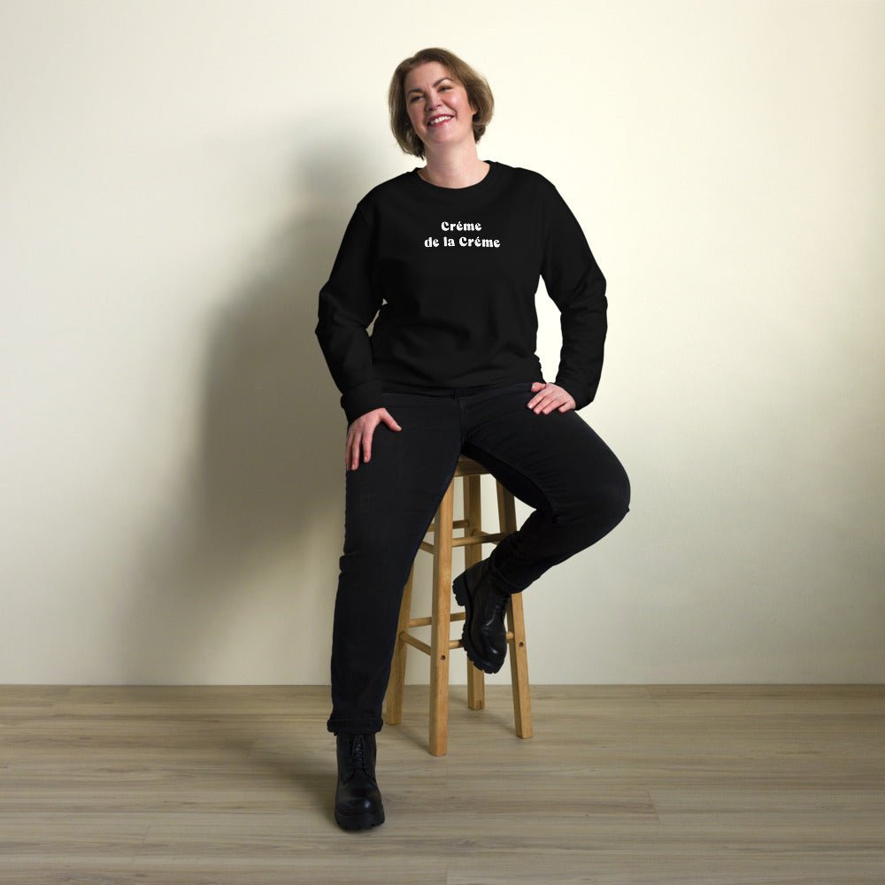 Elevate your French women fashion with the Francophile 'The Cream Of The Crop' Sweatshirt.