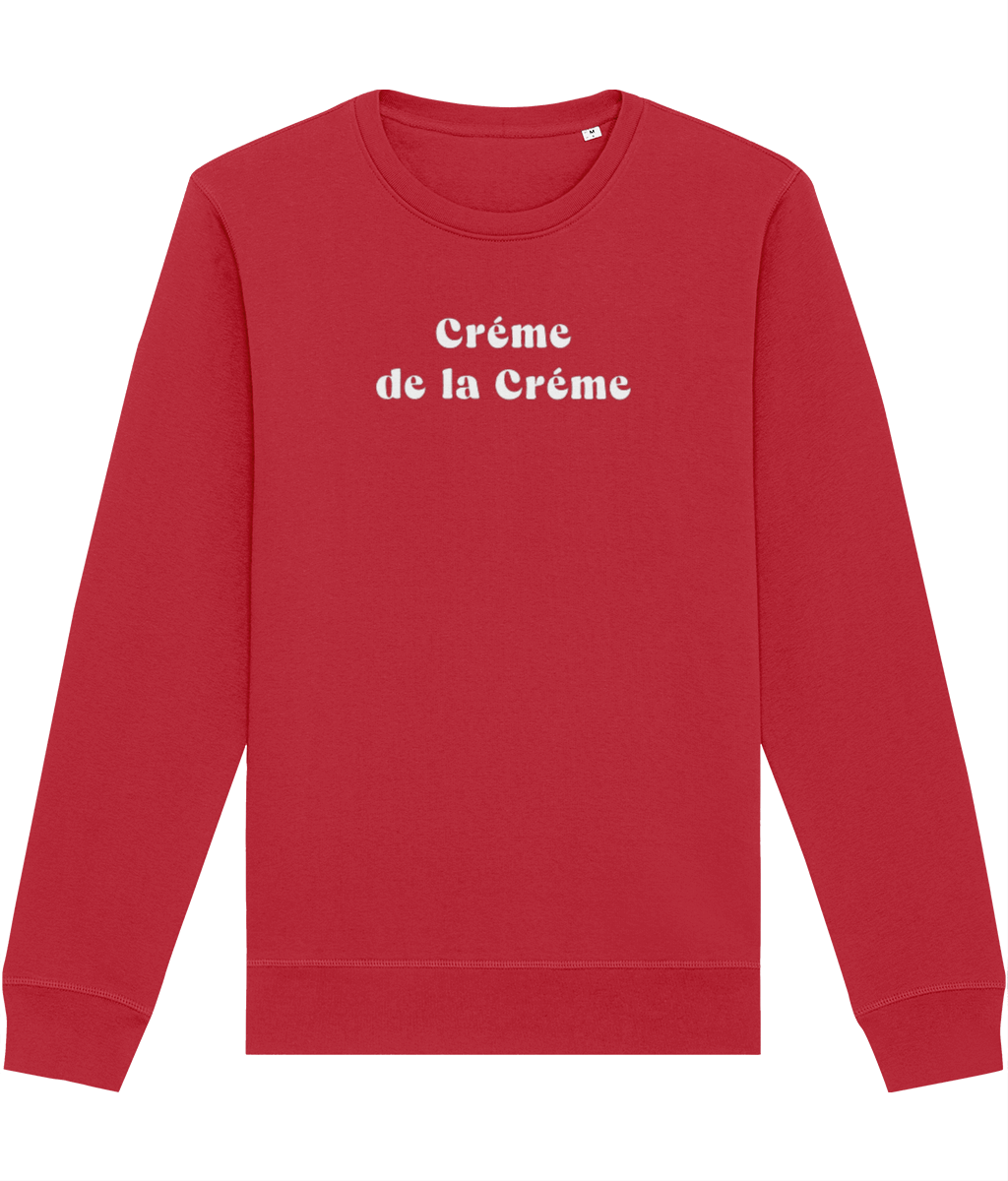 Classic and comfy Paris clothing, the Francophile 'The Cream Of The Crop' Sweatshirt is a staple.