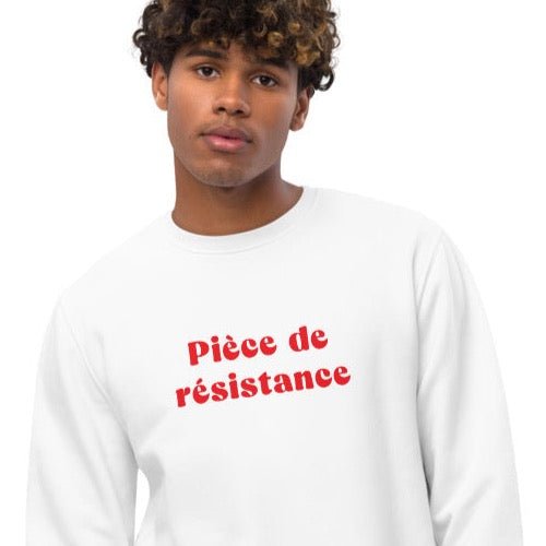 A key piece in French clothes for men, the Francophile 'The Cream Of The Crop' Sweatshirt is stylish.