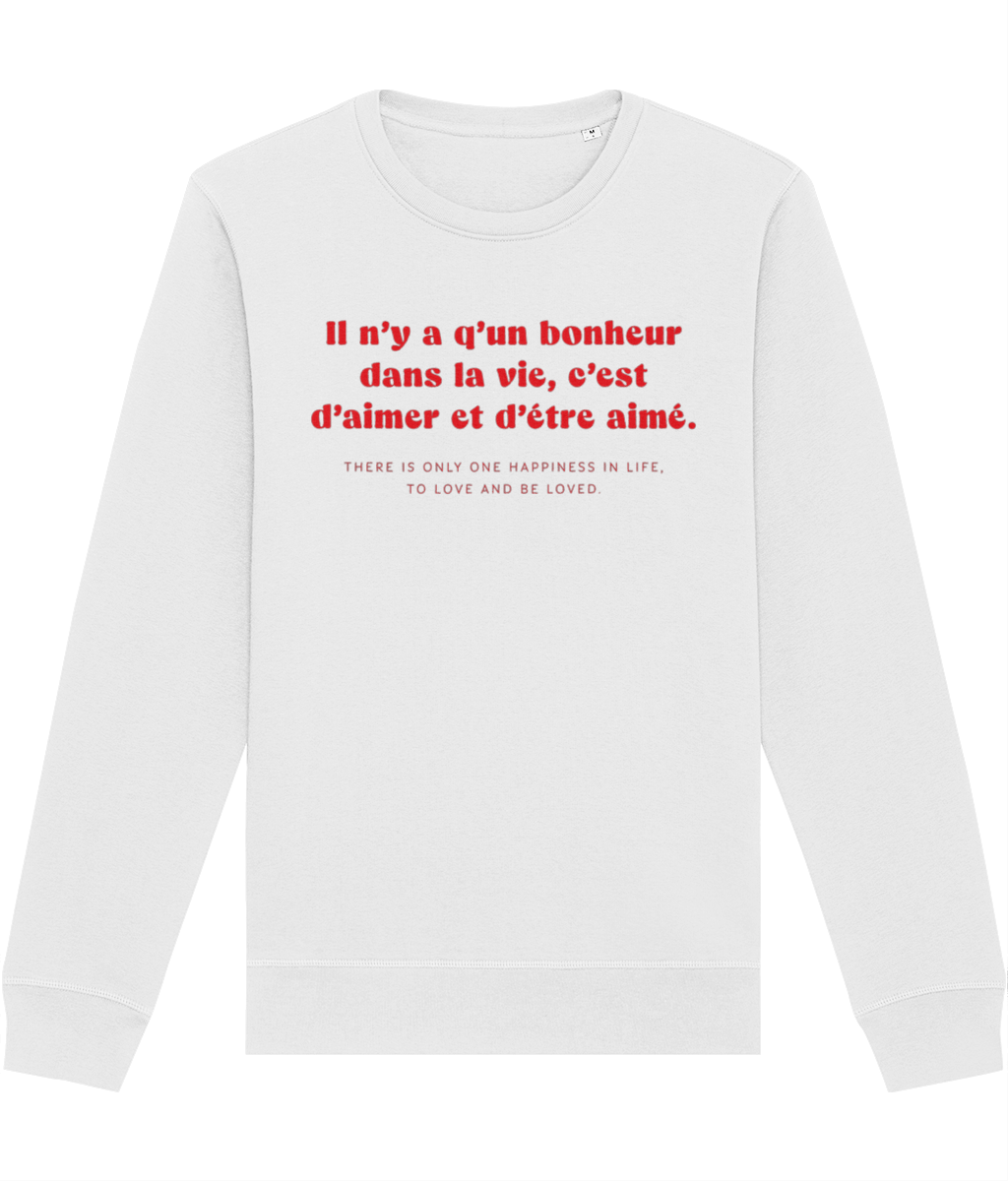 Embrace French affection: 'Aimer et être aimé' on organic.