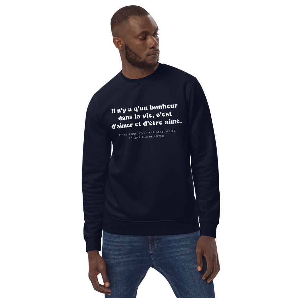 Francophile 'To Love & Be Loved' Organic Cotton Sweatshirt - French Gift