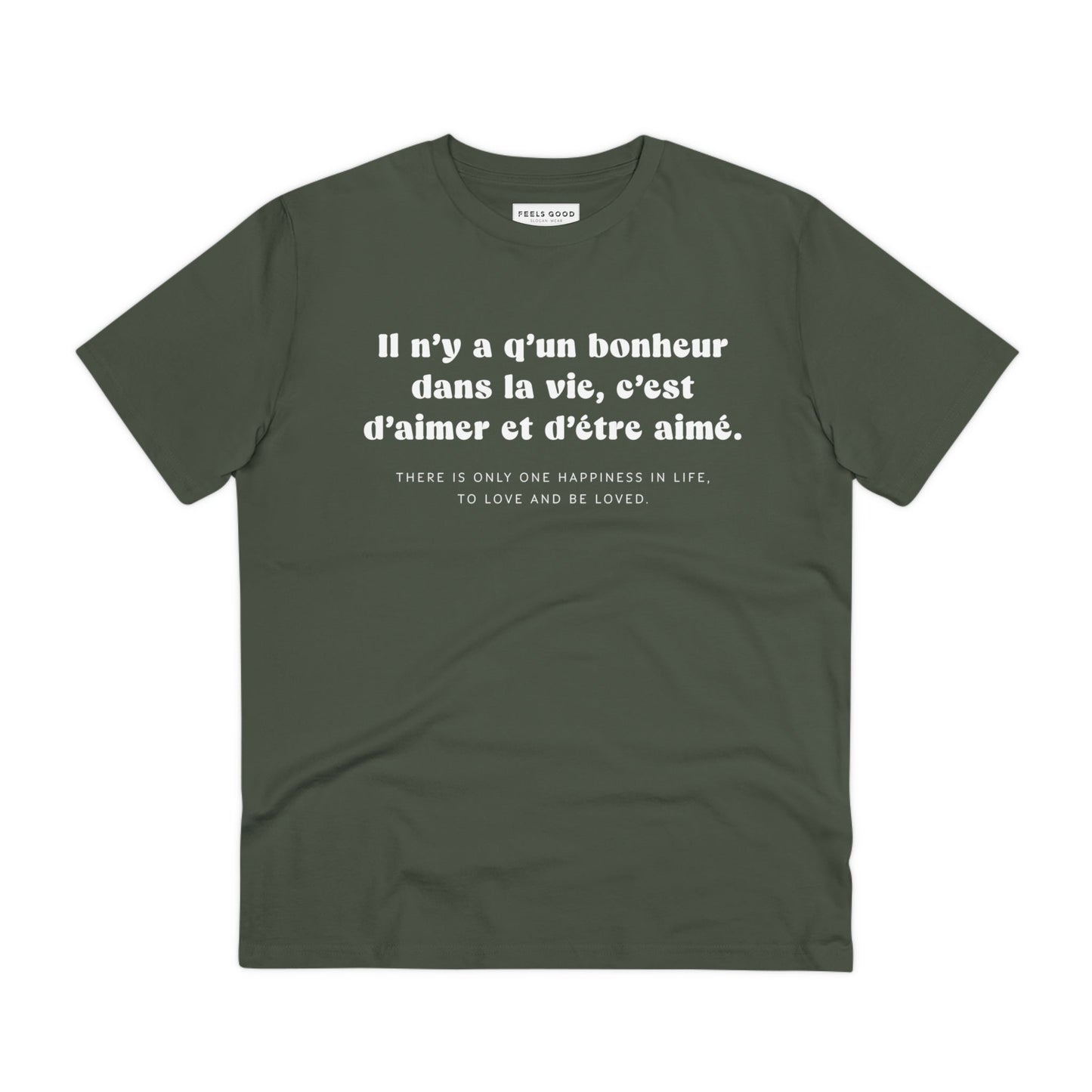 Francophile 'To Love & Be Loved' Organic Cotton T-shirt – romantic quotes in french