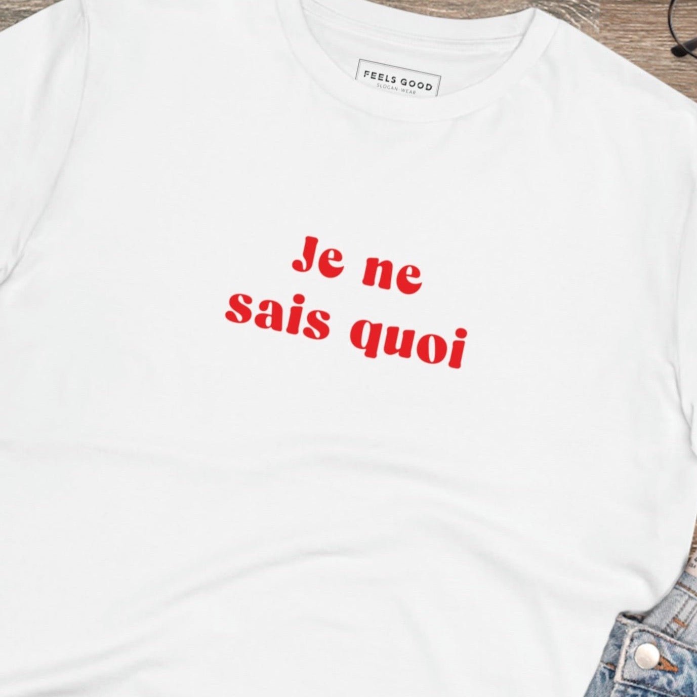 Francophile 'Unique & Special' Organic Cotton T-shirt – chic t shirts in french