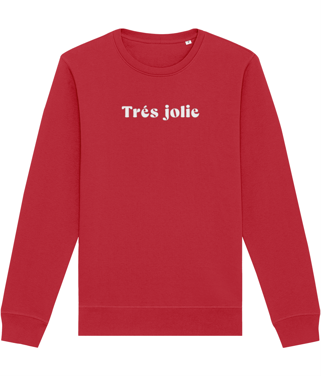 Francophile 'Very Happy' Organic Cotton Sweatshirt - French Gift