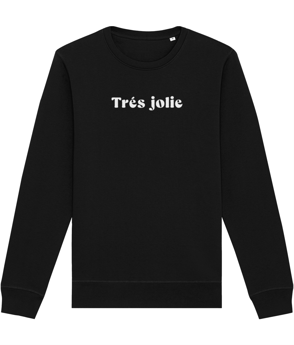 Francophile 'Very Happy' Organic Cotton Sweatshirt - French Gift