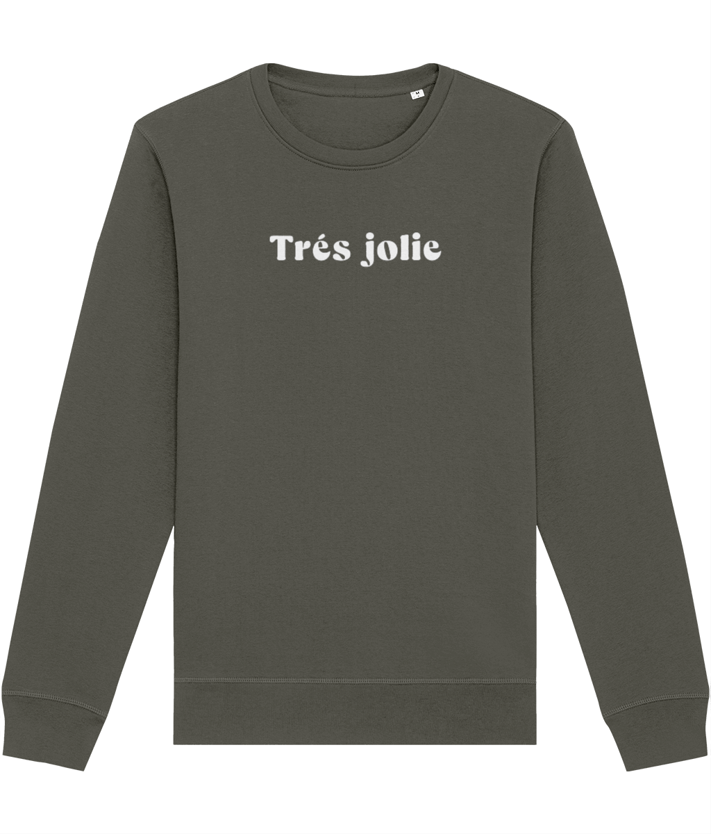 Francophile 'Very Happy' Organic Cotton Sweatshirt - French Gift