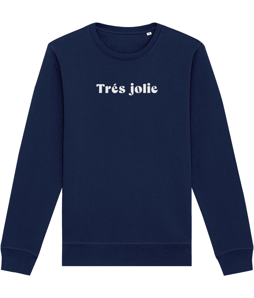 Francophile 'Very Happy' Organic Cotton Sweatshirt - French Gift