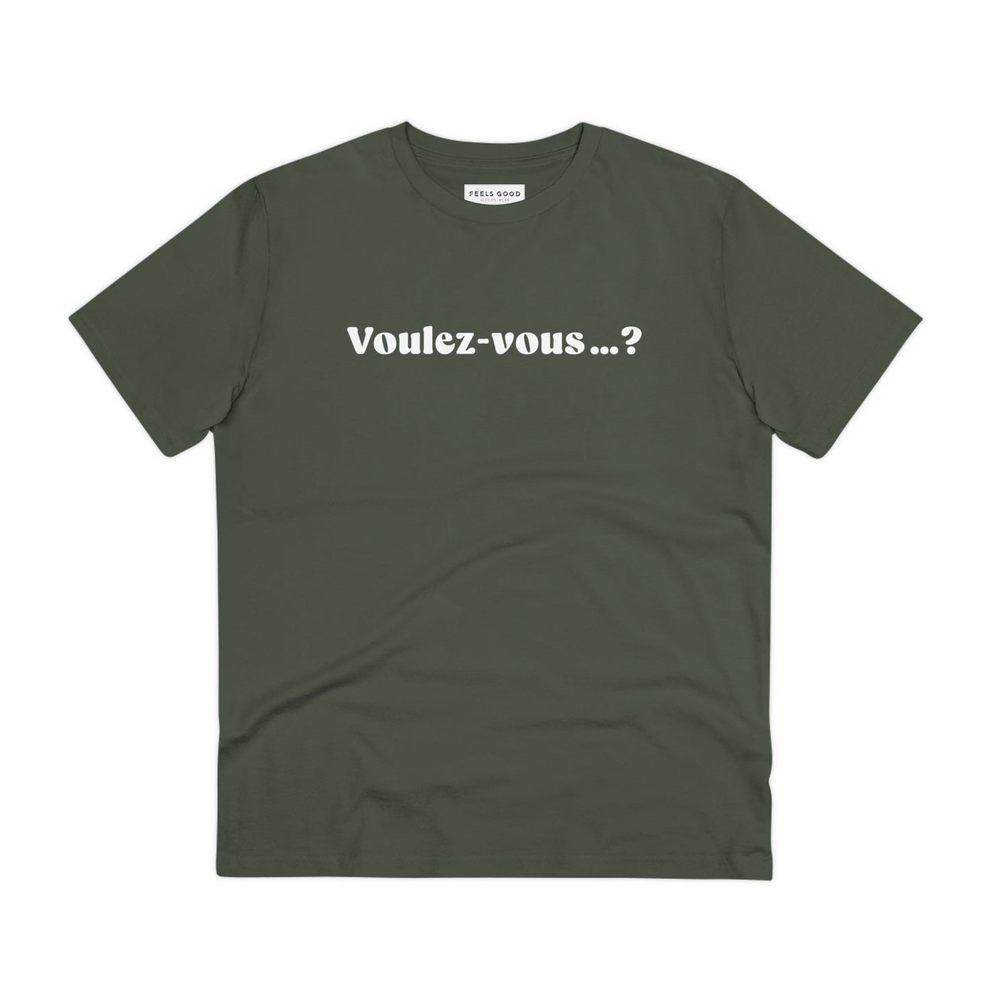Francophile 'Would You…' Organic Cotton T-shirt – minimalist french slogan tee