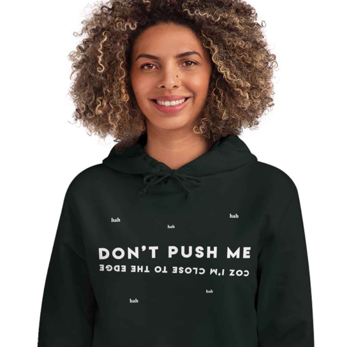 Hip Hop 'Don't Push Me…' Grandmaster Flash Organic Cotton Hoodie - Grandmaster Flash Hoodie