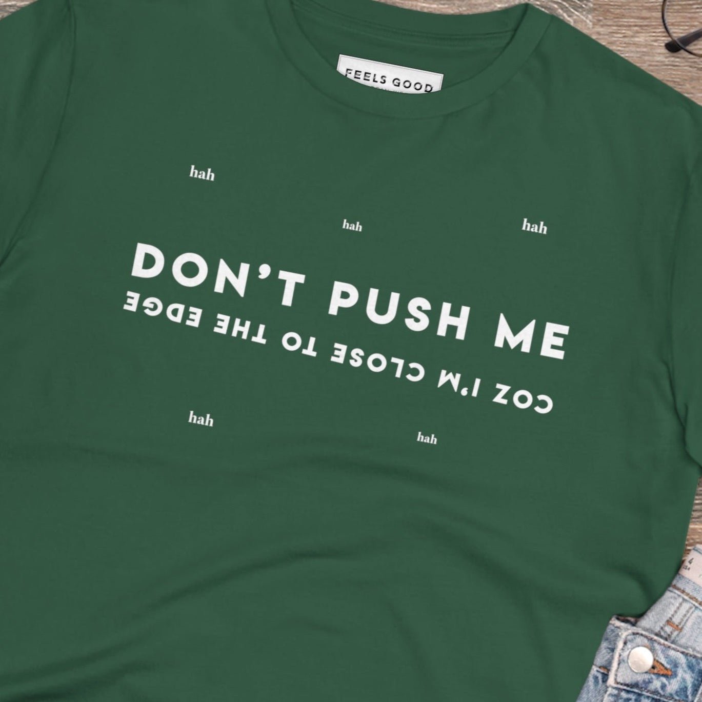 Hip Hop 'Don't Push Me…' Organic Cotton T-shirt - Grandmaster Flash