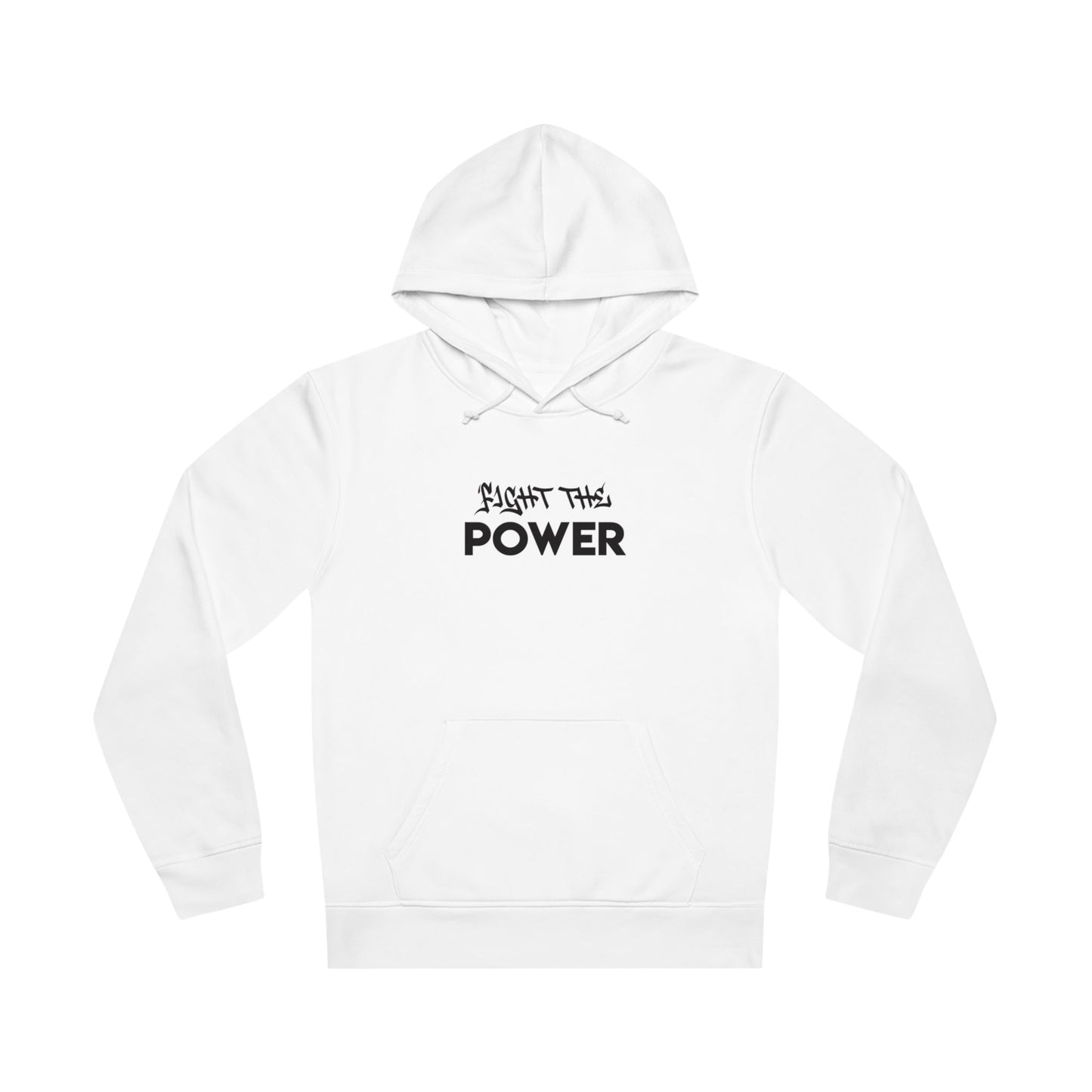 Music hoodie featuring ‘Fight The Power’ written statement - Public Enemy