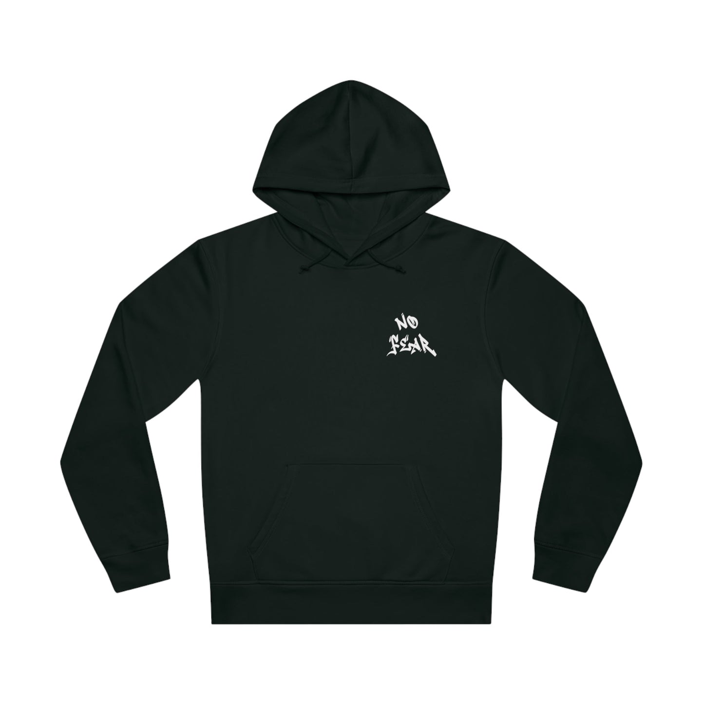 Hip hop hoodie with ‘No Fear’ statement lettering