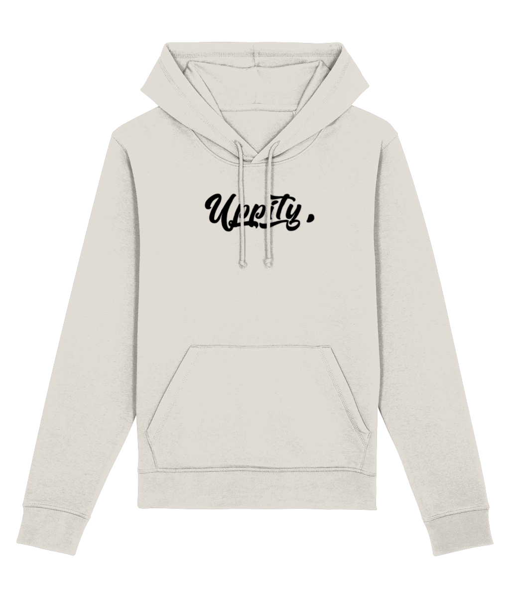 Stylish urban hoodie with a music culture theme