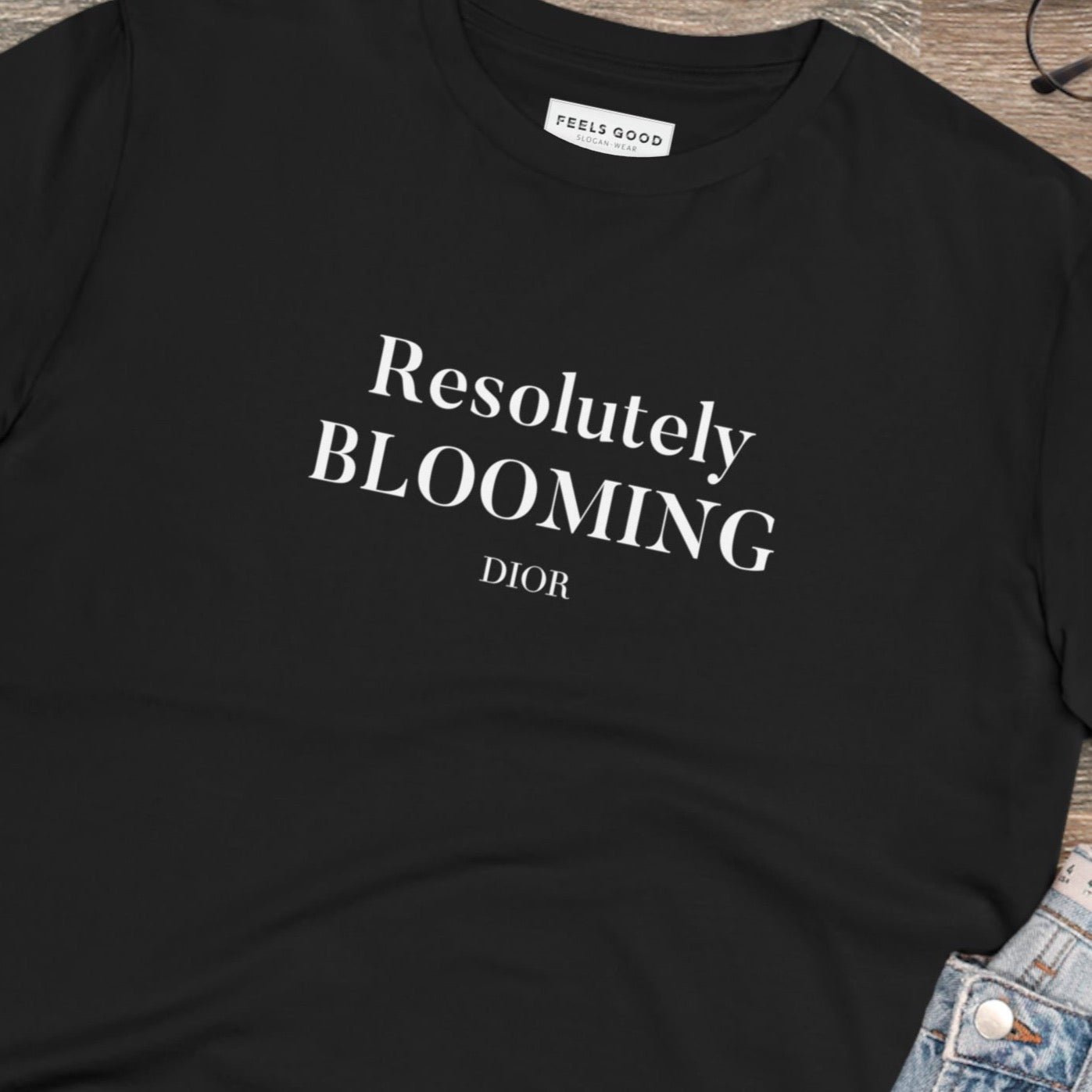 Dior T-shirt featuring inspirational quotes for positive thinking.