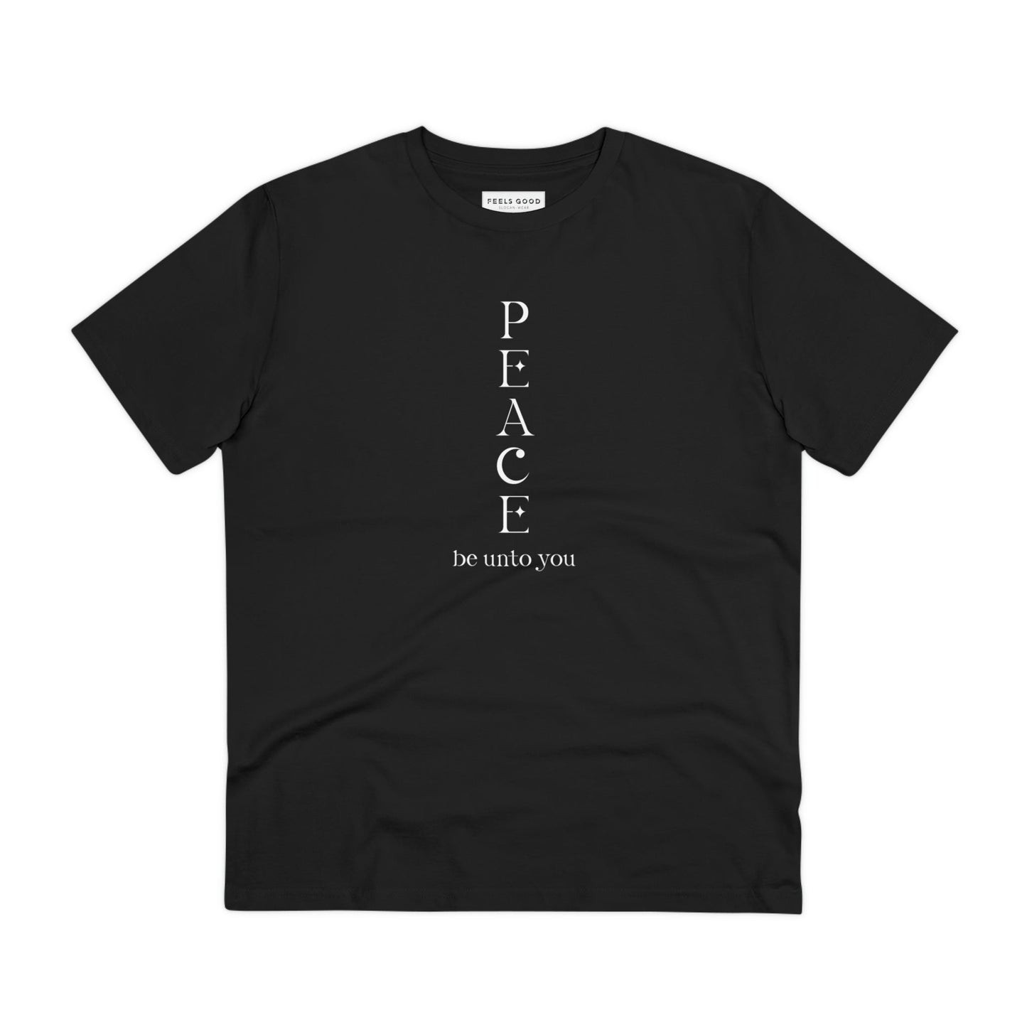 Meditation 'Peace Be Unto You' Islamic Organic Cotton T-shirt – Top T-shirt.