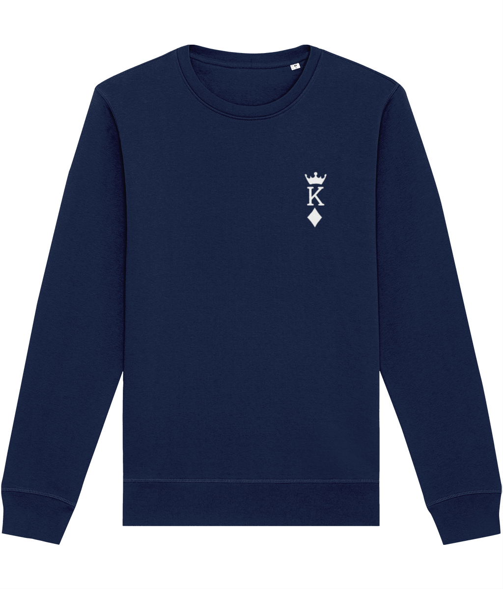 Contemporary 'King Of Diamonds' Organic Cotton Sweatshirt