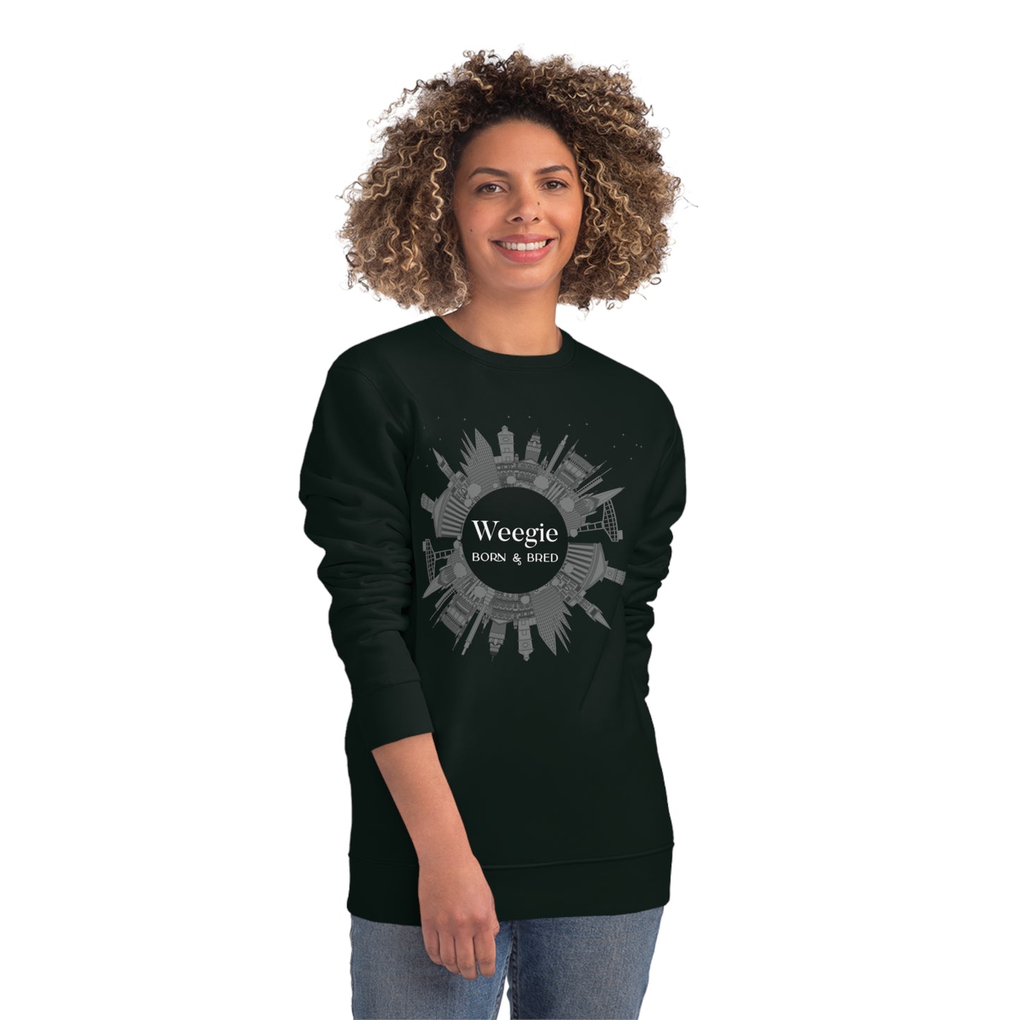 Perfect for fans of Scottish phrases funny, this Glaswegian Slang 'Weegie Born & Bred' organic cotton sweatshirt is a hit!
