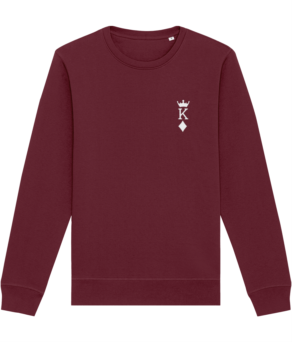 Contemporary 'King Of Diamonds' Organic Cotton Sweatshirt