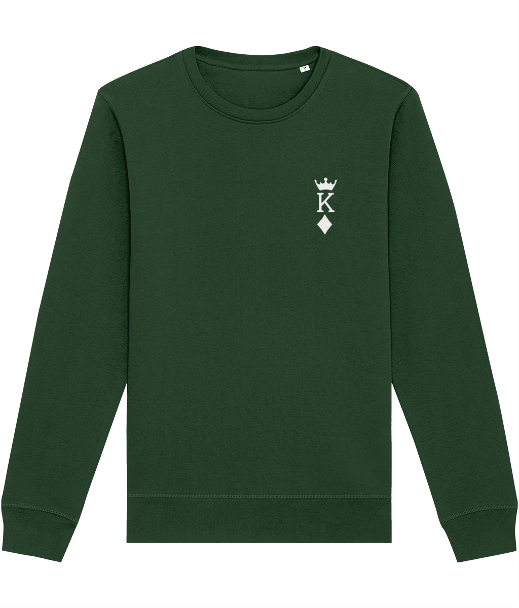 Contemporary 'King Of Diamonds' Organic Cotton Sweatshirt