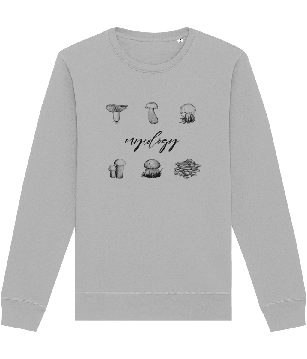 Celebrate nature with the Nature 'Mycology' Mushroom organic cotton sweatshirt—great for any trip!