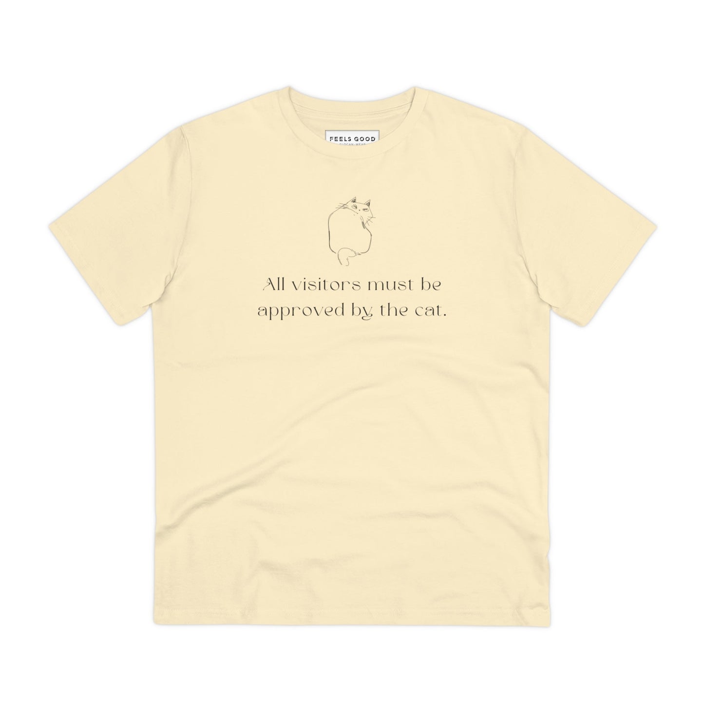 Organic Cotton 'Cat Approval' Funny Cat T-shirt - Fun Cat T shirt
