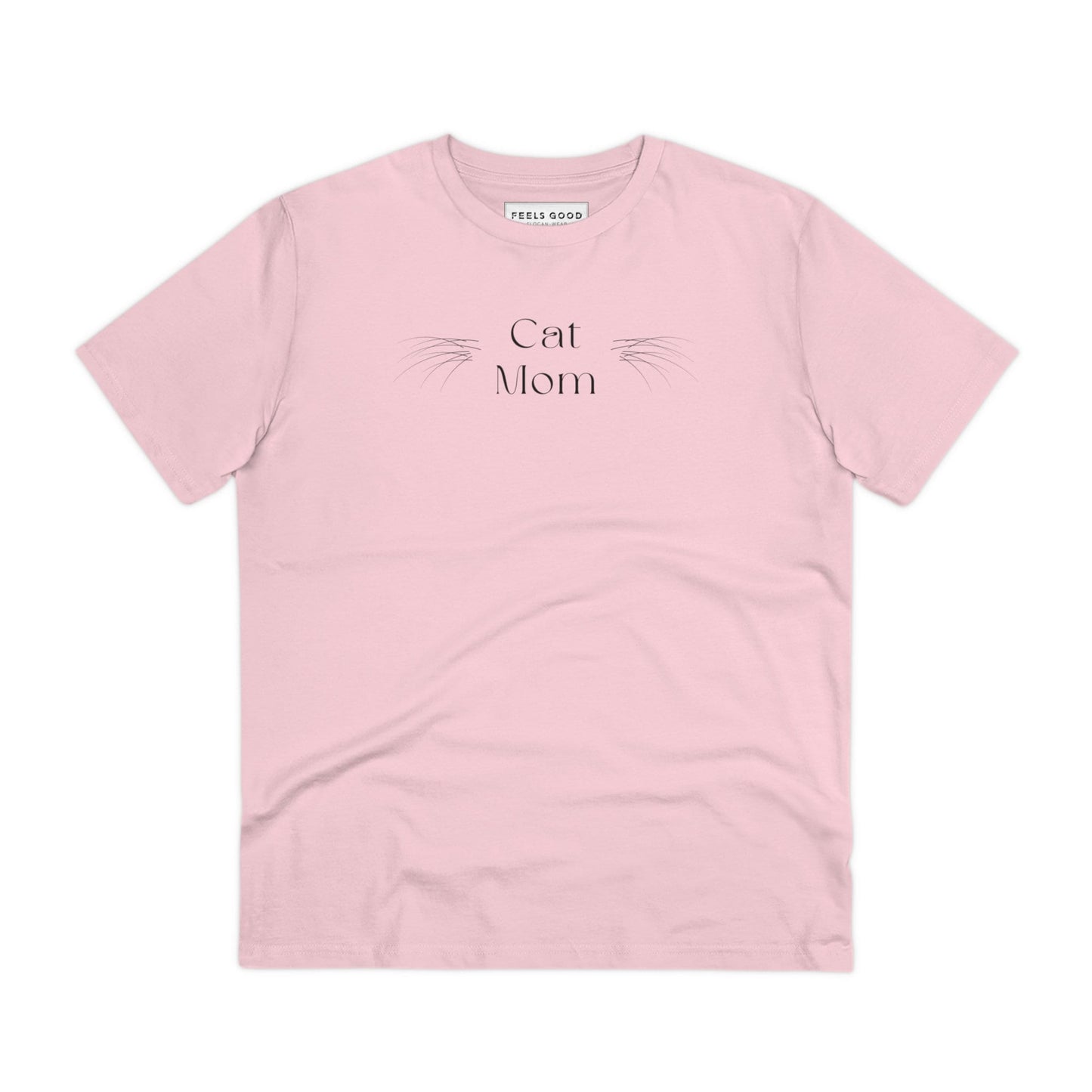 Cat tshirts with quirky text – Organic Cotton 'Cat Mom' tee