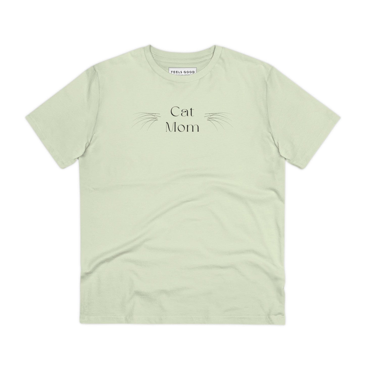 Organic Cotton 'Cat Mom' funny cat tee shirts for all ages