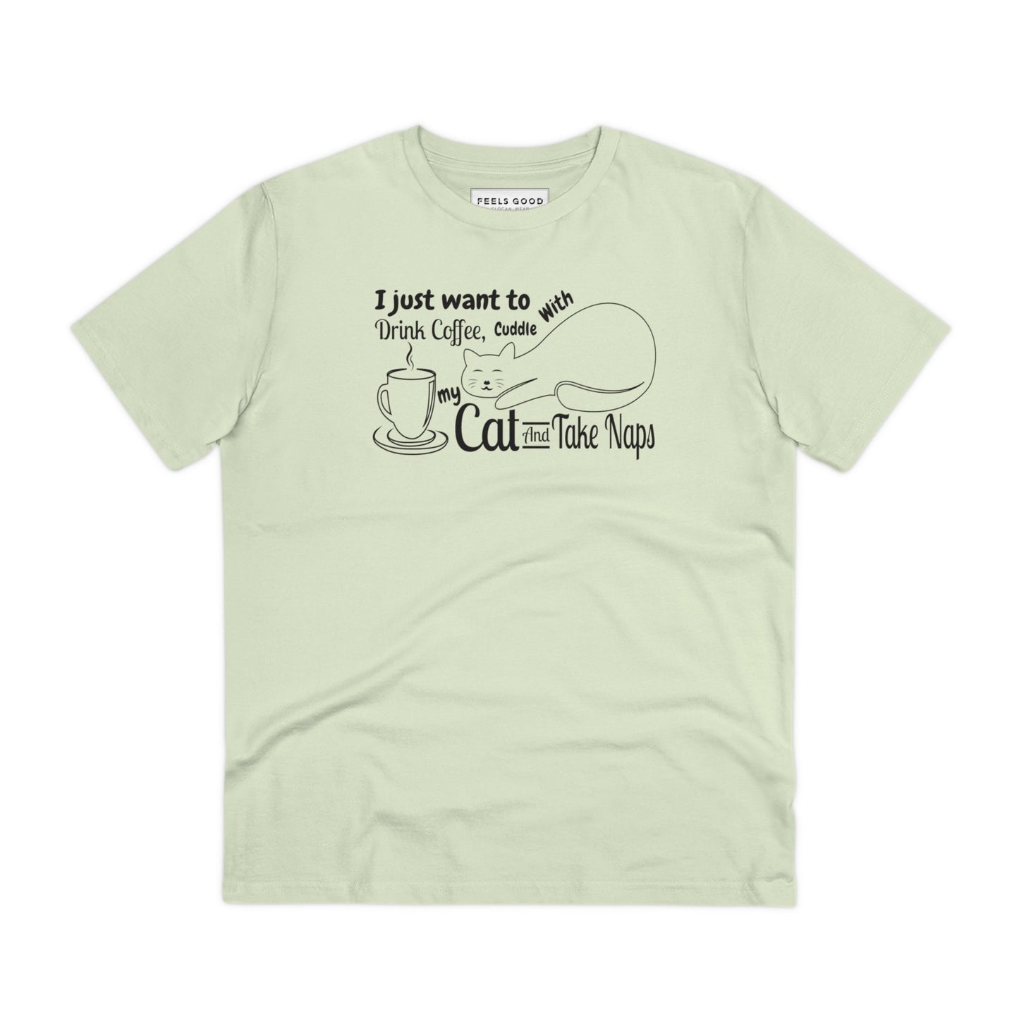 Funny cat t-shirt featuring 'Cat Naps' for animal lovers.
