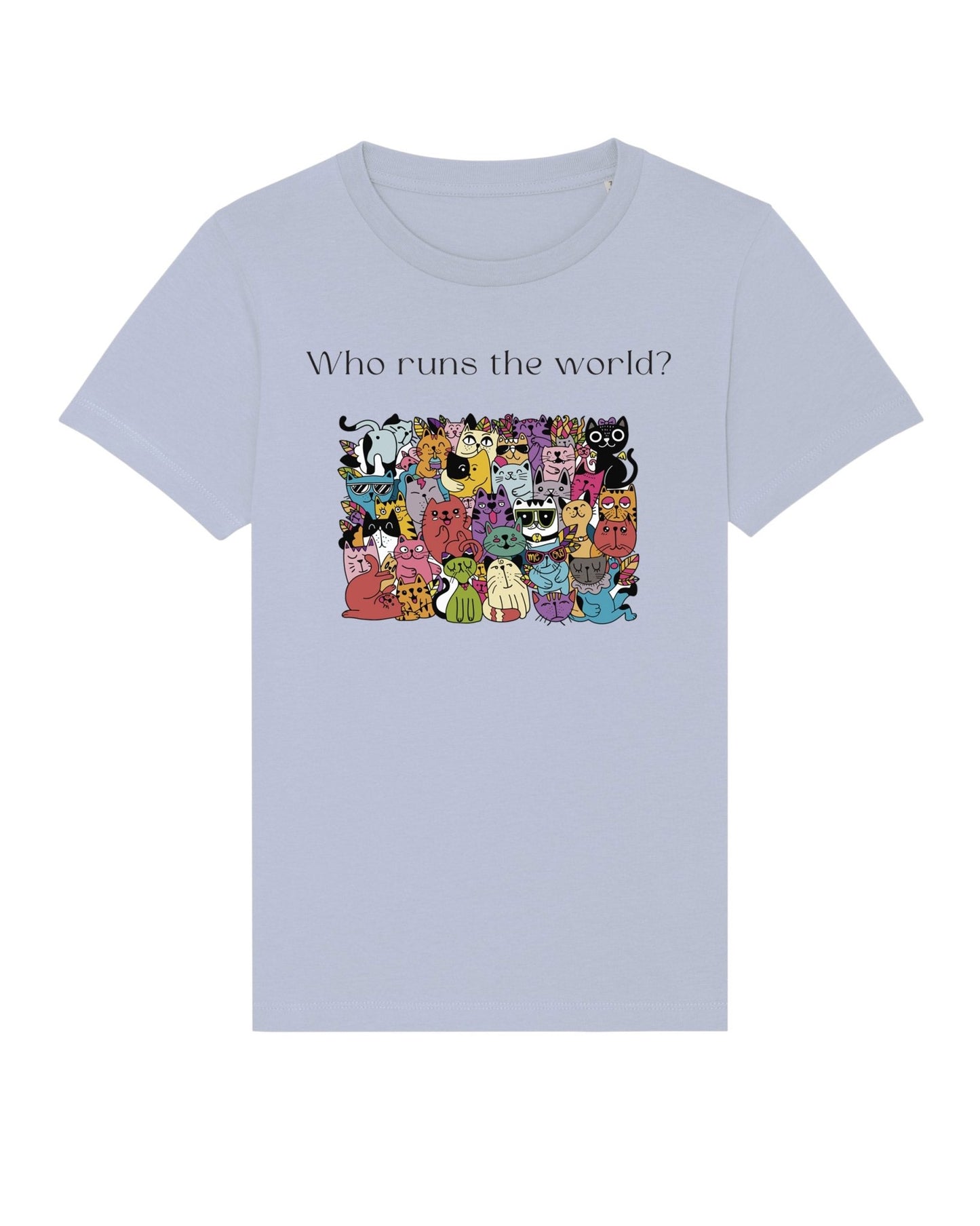 Cats Run The World Tee – Organic Cotton, hello kitty clothing inspiration