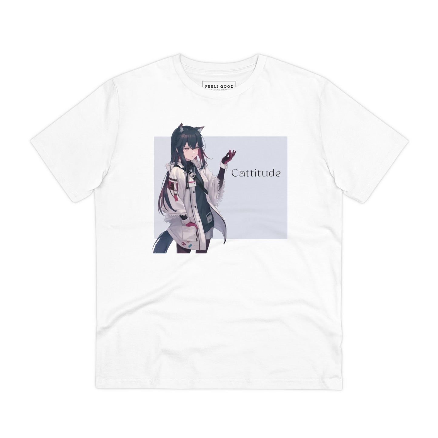 Soft Organic Cotton Funny Cat T-shirt for all cat lovers.