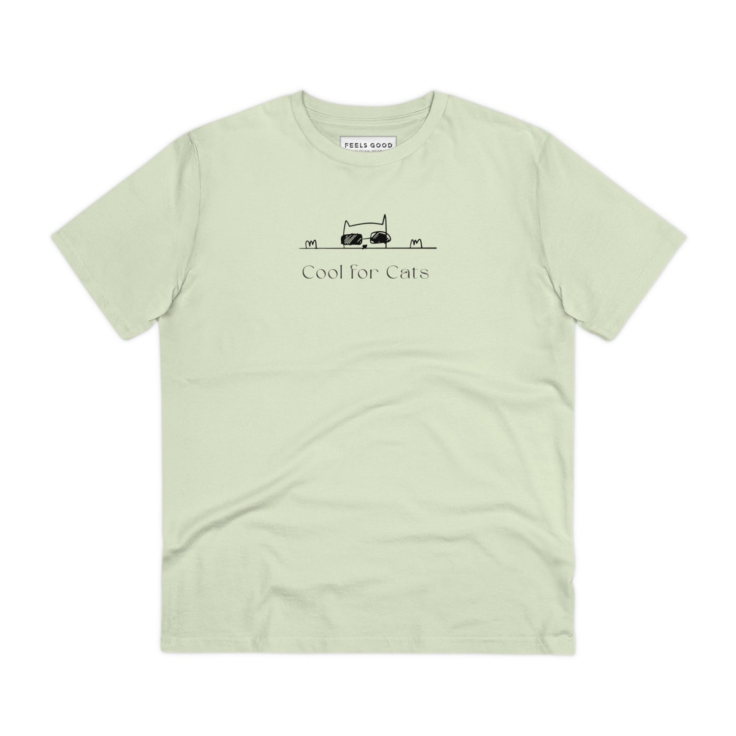 Animal lovers gifts – The Organic Cotton 'Cool For Cats' Funny Cat T-shirt is a cute choice.