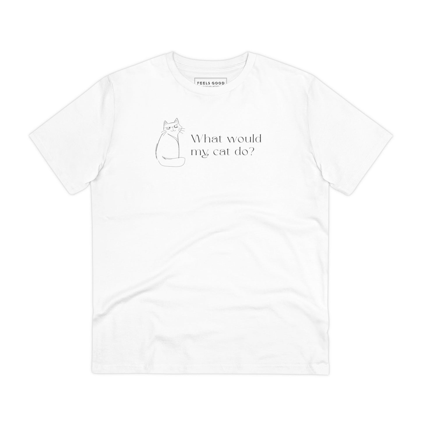 Organic Cotton 'Copy Cat' Funny Cat T-shirt – a perfect dog t shirts for humans with a witty print.