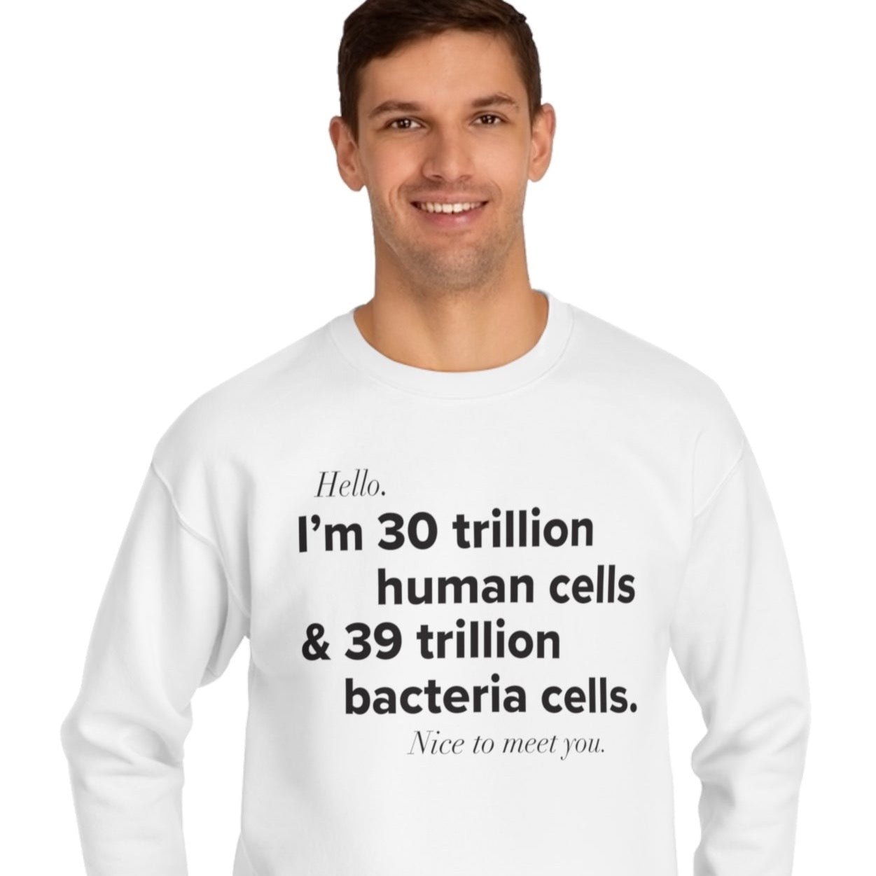 Organic Cotton Fun Facts 'Human Cells' Sweatshirt