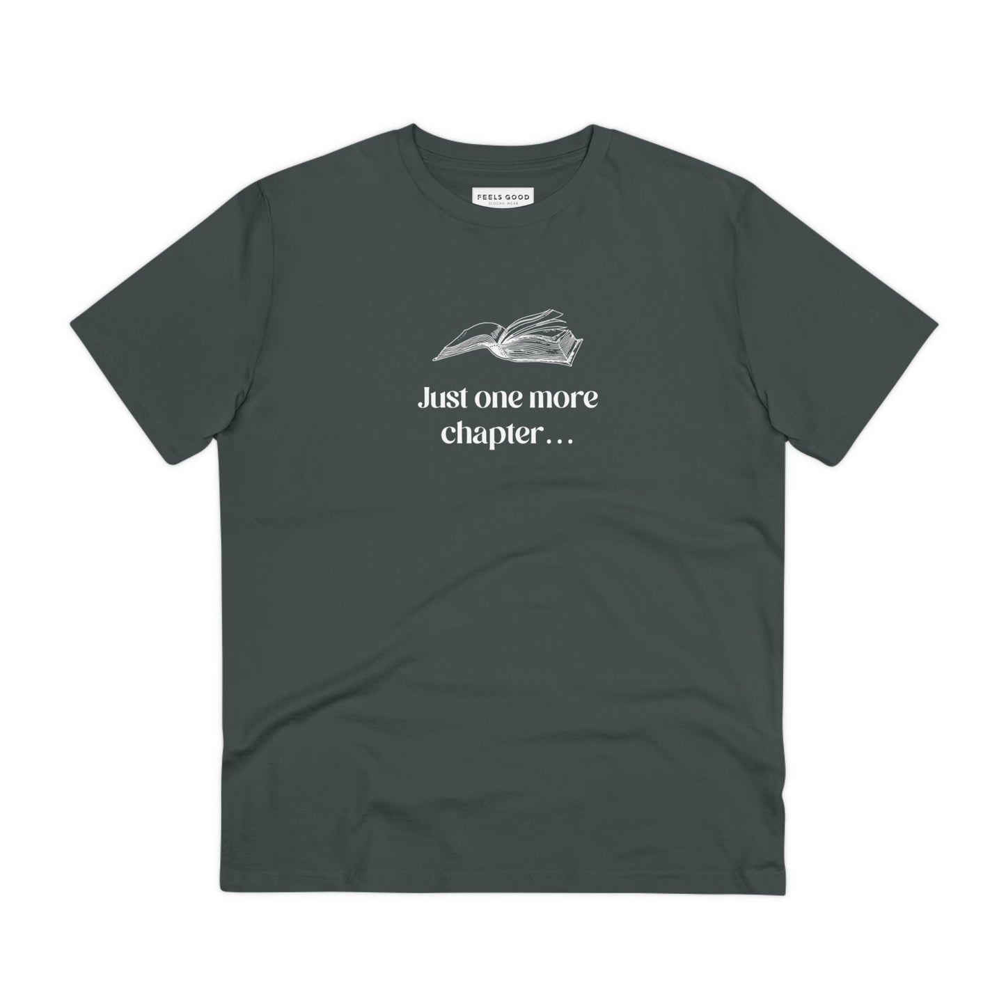 Organic Cotton 'Just One More Chapter…' Books T-shirt that brings out your nostalgic side