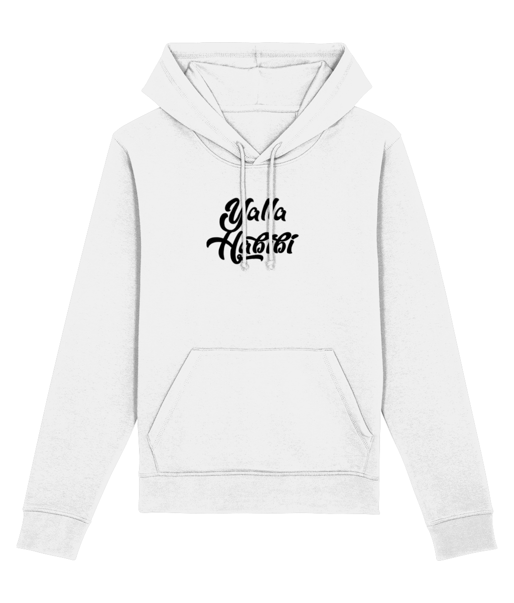 Organic Cotton 'Let's Go Love' Arabic Hoodie - Cool Hoodie