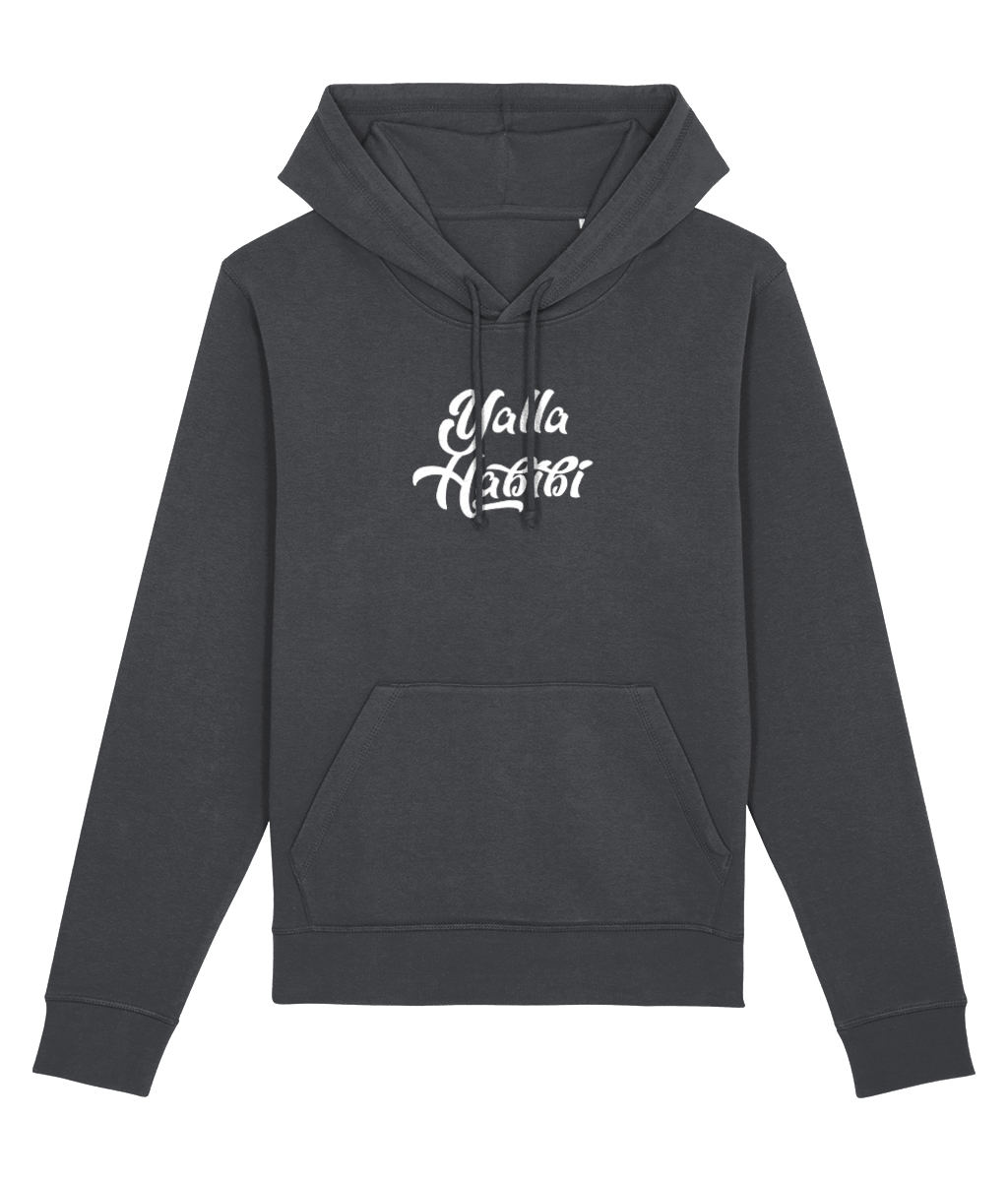 Organic Cotton 'Let's Go Love' Arabic Hoodie – Bold music band hoodies design