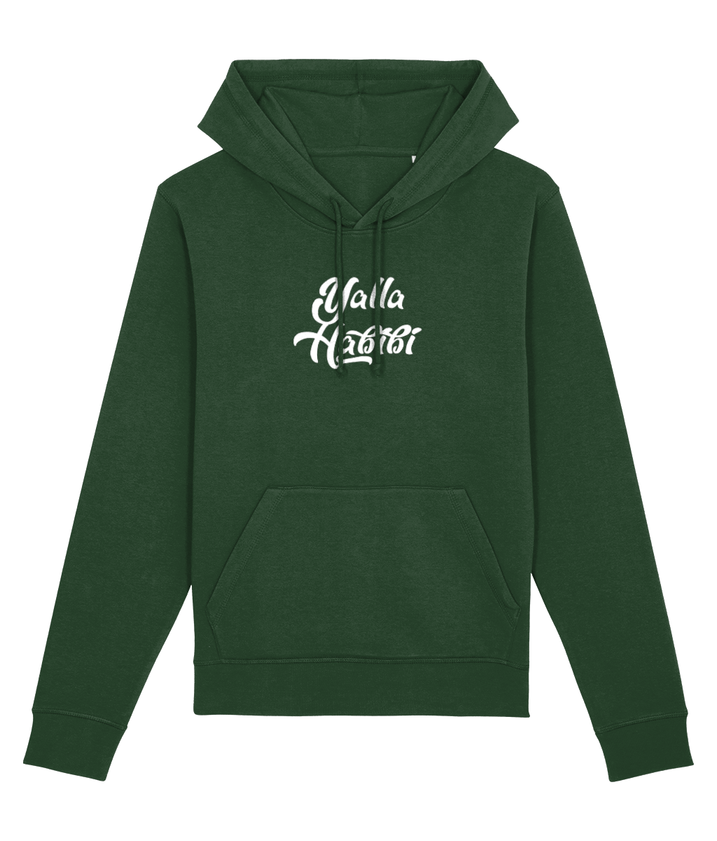 Organic Cotton 'Let's Go Love' Arabic Hoodie – Unique band hoodies for men with flair