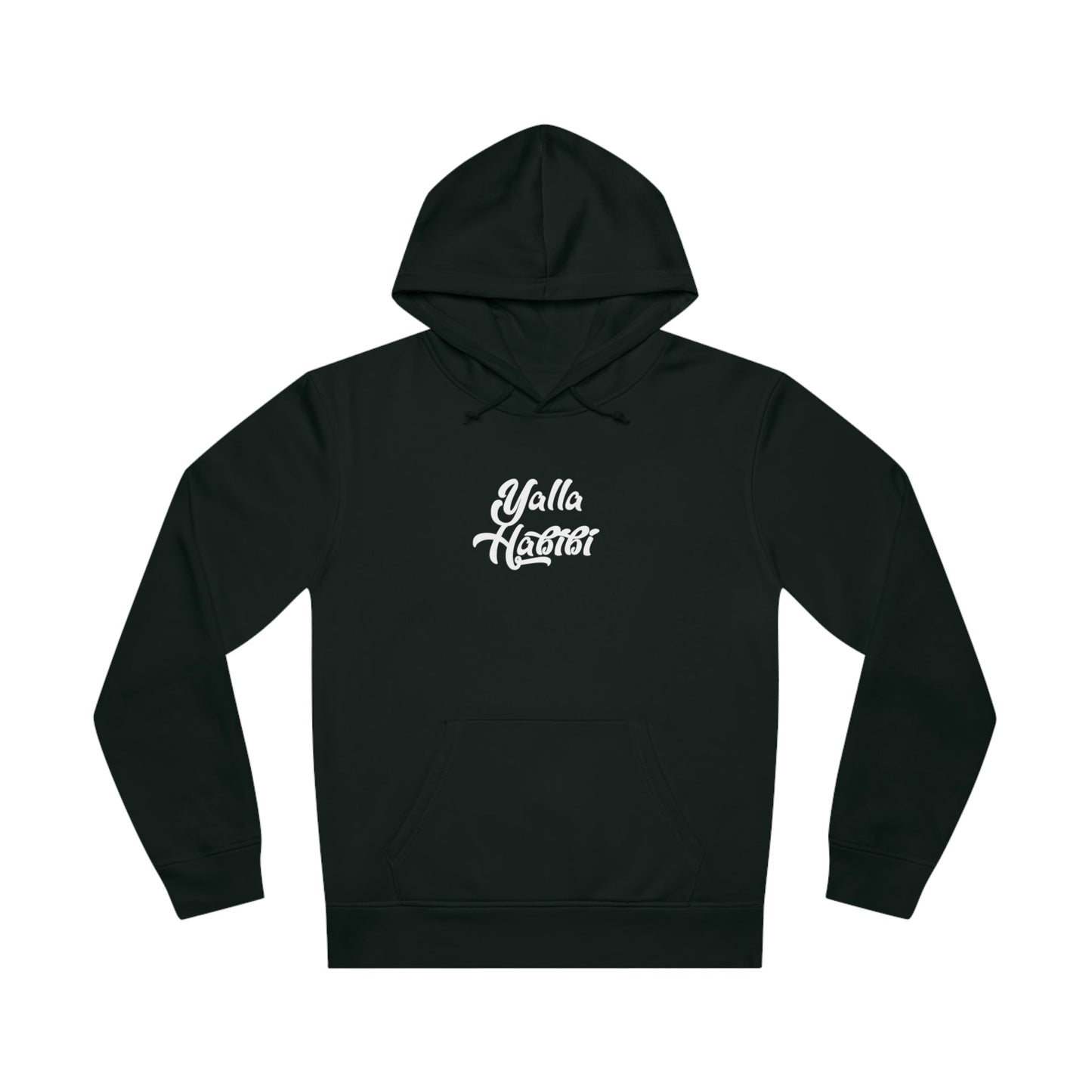 Organic Cotton 'Let's Go Love' Arabic Hoodie – Fashionable band hoodies for modern men