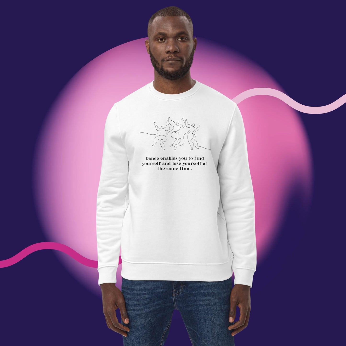 Find your groove: 'Lose Yourself' quote on a cozy organic top.